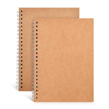 KeLiTi Blank Spiral Notebook with Soft Cover,Blank Journal,Blank Sketch Book Pad