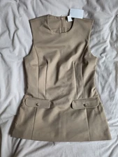 H&M sleeveless top beige bnwt