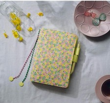 Hobonichi Techo Cover A5 Cousin mina perhonen skyful Yellow Embroidery Japan