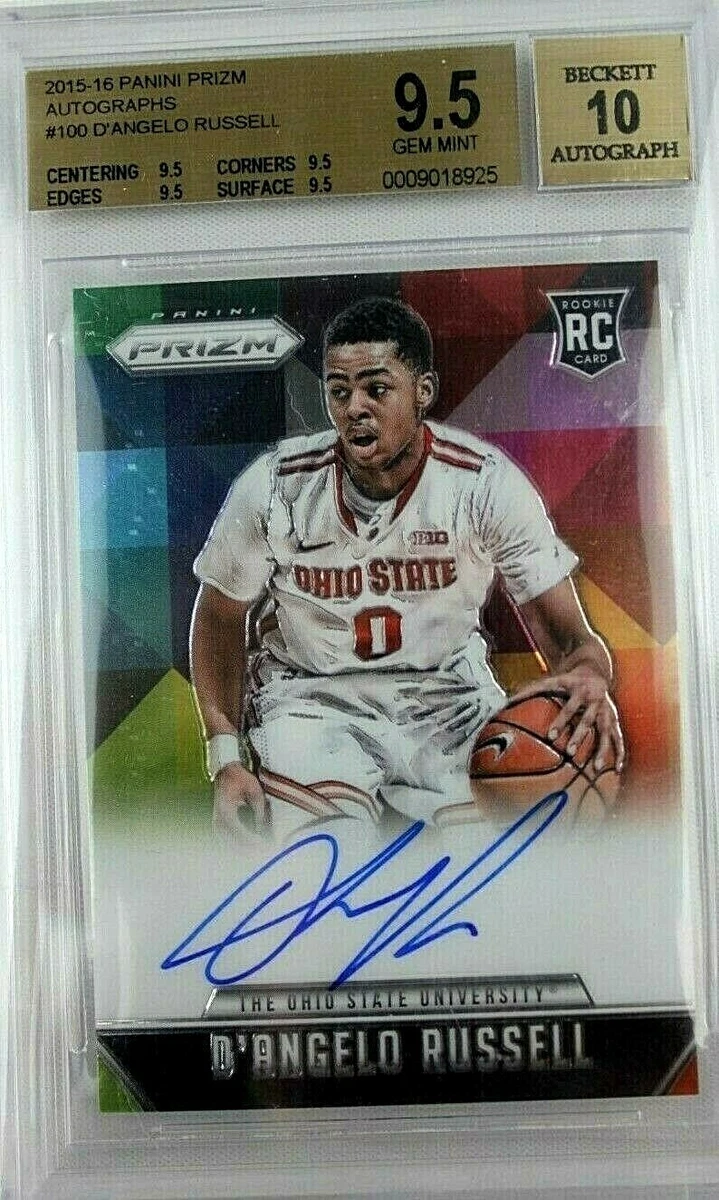 超絶レア直書 RC Next Day Auto 2015 Panini D'Angelo Russell ディ