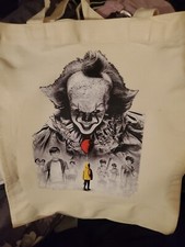 Horror movie Halloween trick or treat tote bag