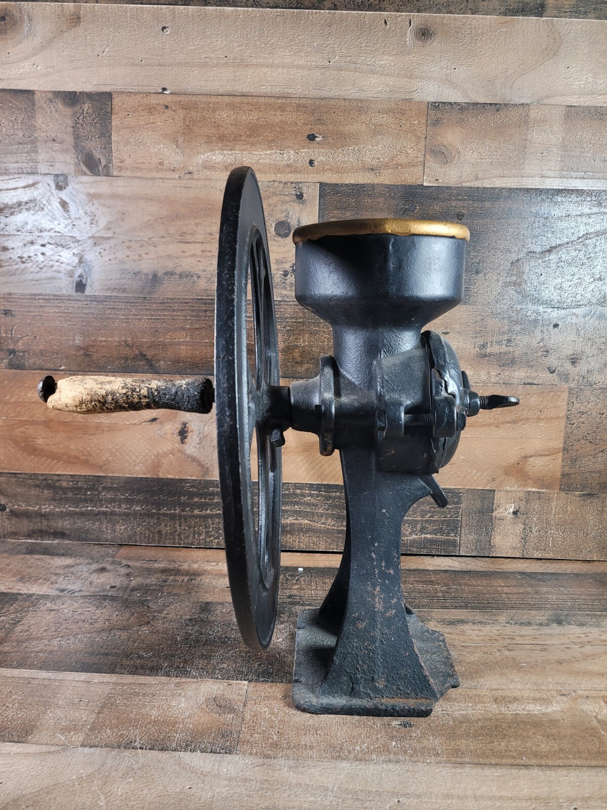 Antique Cast Iron No. 2 Coffee Corn Grist Mill Grinder Single Wheel eBay