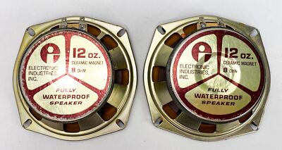 Vintage Electronic Industries Inc. 12oz 8 ohm 5'' waterproof speakers