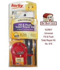 Korky Universal Fill Flush Toilet Repair Kit No. 818 - new, sealed