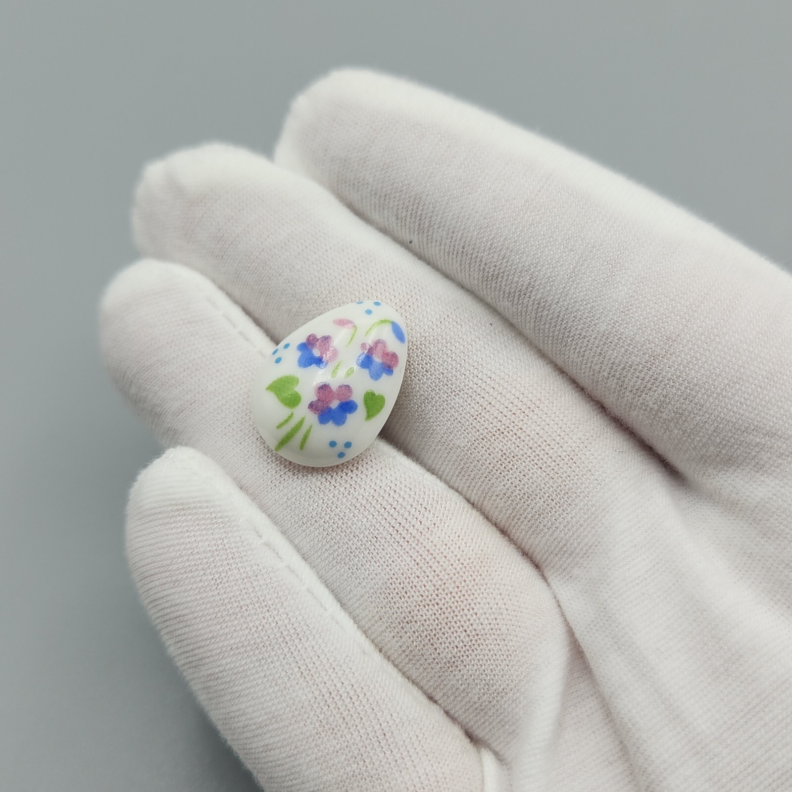 Vintage Hallmark Egg Brooch Easter Spring Floral … - image 4