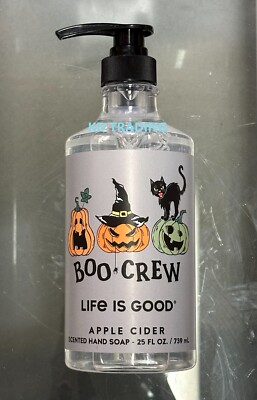 LIFE IS GOOD ~ BOO CREW Aloe Vera Enriched APPLE CIDER HAND SOAP Wash 739ml