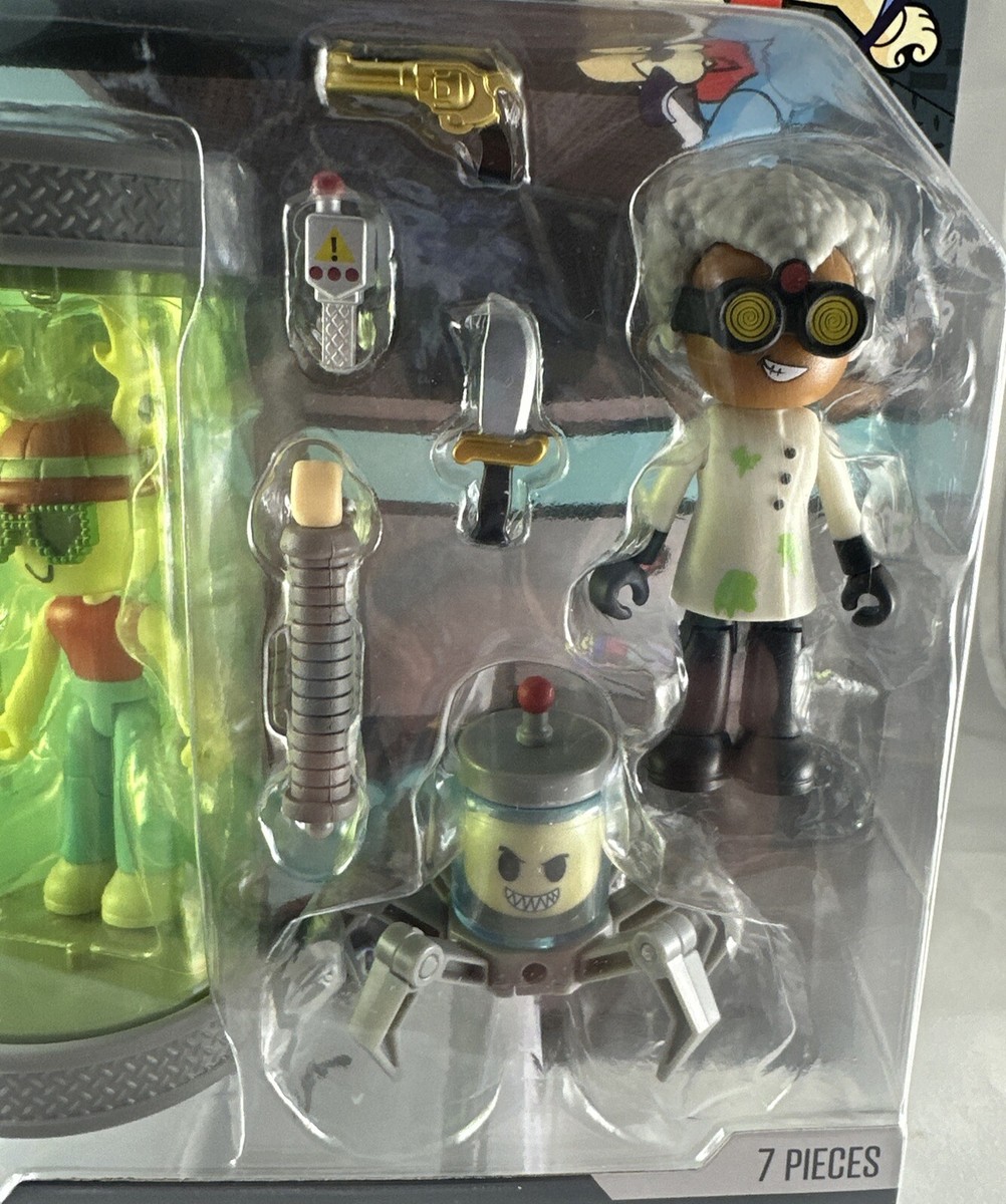 MM2 Research Facility 7 Pc Figure Set Devseries 2024 Nikilis, Jar