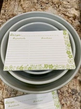 100 - Pyrex Spring Blossom 4x6 Recipe Cards