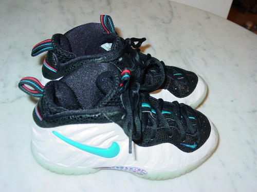 nike little posite pro 3d white blue hero red