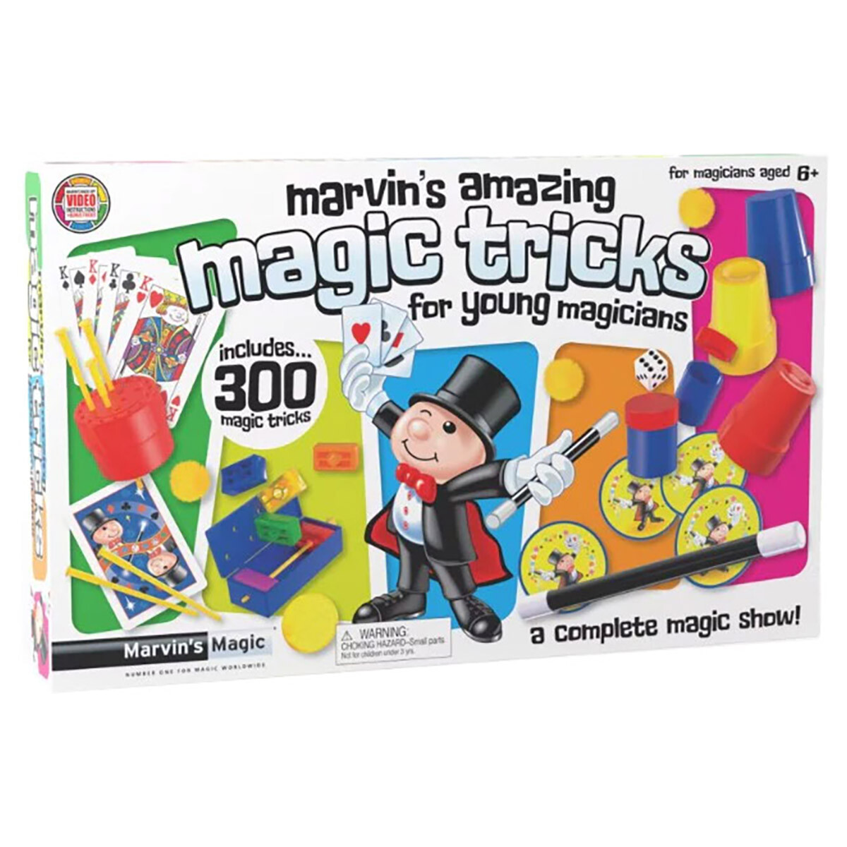 Marvin's Simply Magic 300 Tricks A Complete Magic Show For Magicians Ages 6+ New