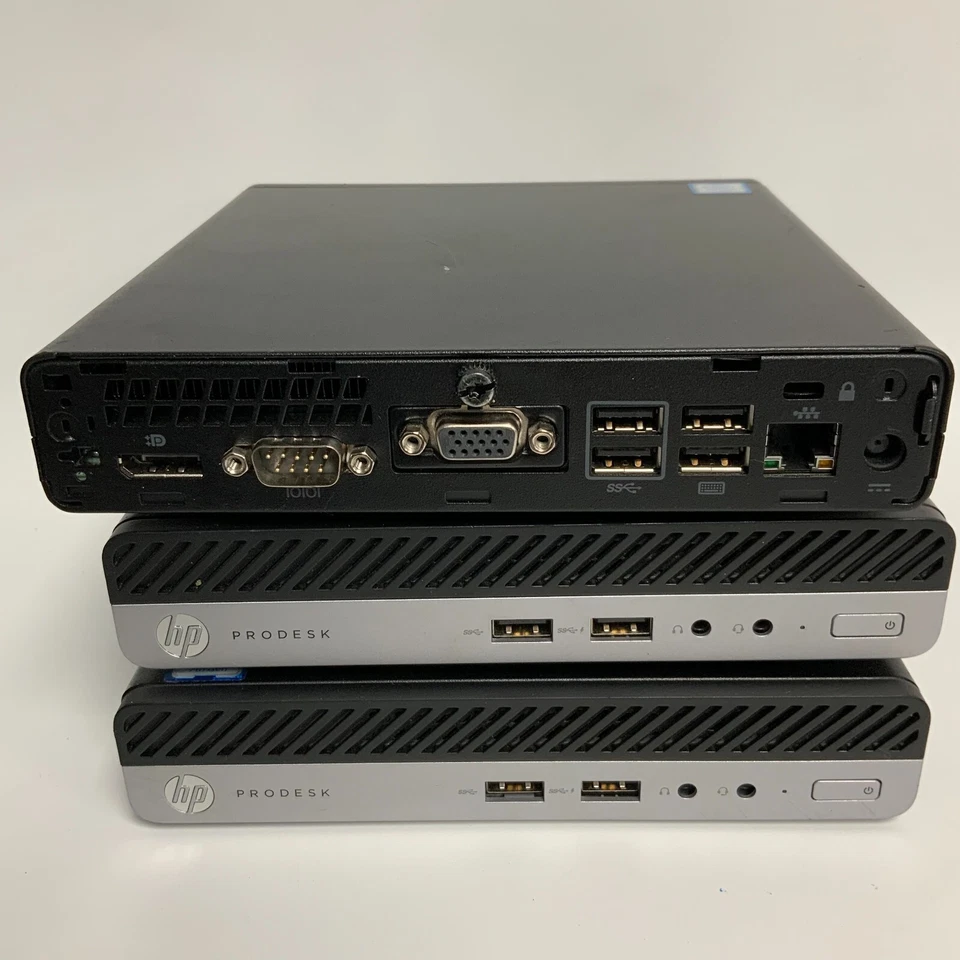HP ProDesk 400 G3 Mini x3 Units Only i3-7100T 3.40GHZ 4GB 400GB SSD WINDOW PRO10 - Image 3 of 3