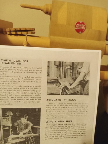 SHOPSMITH MODEL 10E/ER - 10 ISSUES 44 Pgs - NOTES and SHAVINGS - 1951 to 1955 - Picture 4 of 20