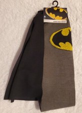 Bioworld DC Comics Batman Super Hero With Cape Knee High Socks NWT Cosplay