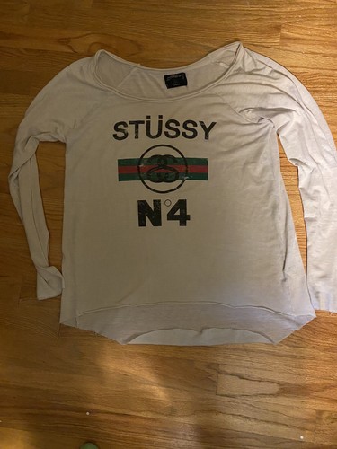 Stussy No. 4 Stripe L Natural Beige 