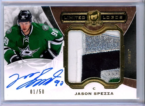 2014-15 The Cup Limited Logos Autographs #LLSP Jason Spezza PATCH AUTO 01/50