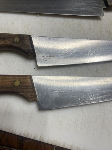 Vintage Gourmet Knives Molybdenum Vanadium Steel Japan - Picture 3 of 3