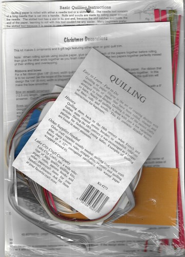 Quilling Kit Lake city Craft Co ~Christmas Decorations Kit #273 - Picture 2 of 2
