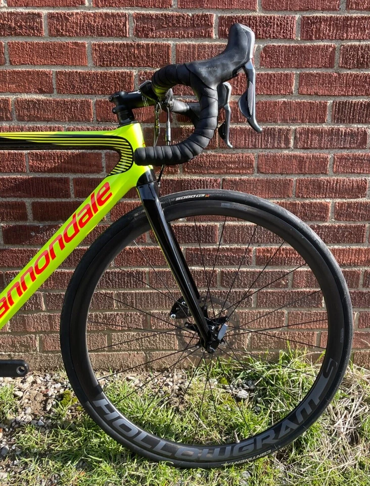 2017 Cannondale SuperSix Evo Road Bike 52cm 700c 2x11 Speed Di2 Carbon Disc - Image 2 of 4