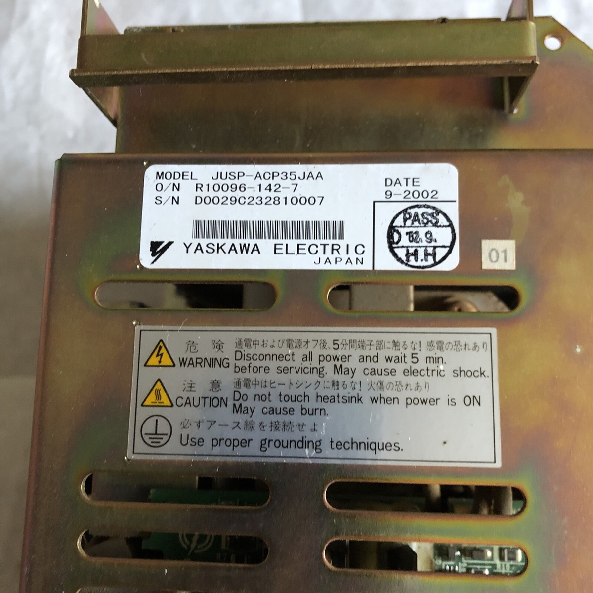 YASKAWA JUSP-ACP35JAA SERVO PACK CONTROLLER,JUSP-RCP01AAD,Bu | eBay
