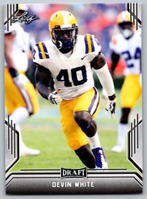 2019 Leaf Draft #23 Devin White     LSU Tigers