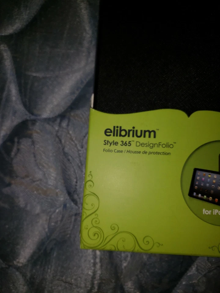 Brand New Elibrium / Claire Bella iPad Mini Case- Style 365 Design Folio BLACK - Image 4 of 4