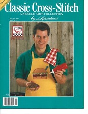 Classic Cross-Stitch Magazine Jun/Jul1989,Vol2No3, Pillows,Sampler  More