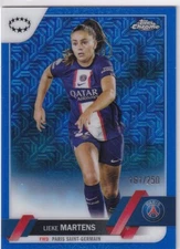 2023 Topps UEFA Women's Champs Blue Mojo #161/250 #40 Lieke Martens