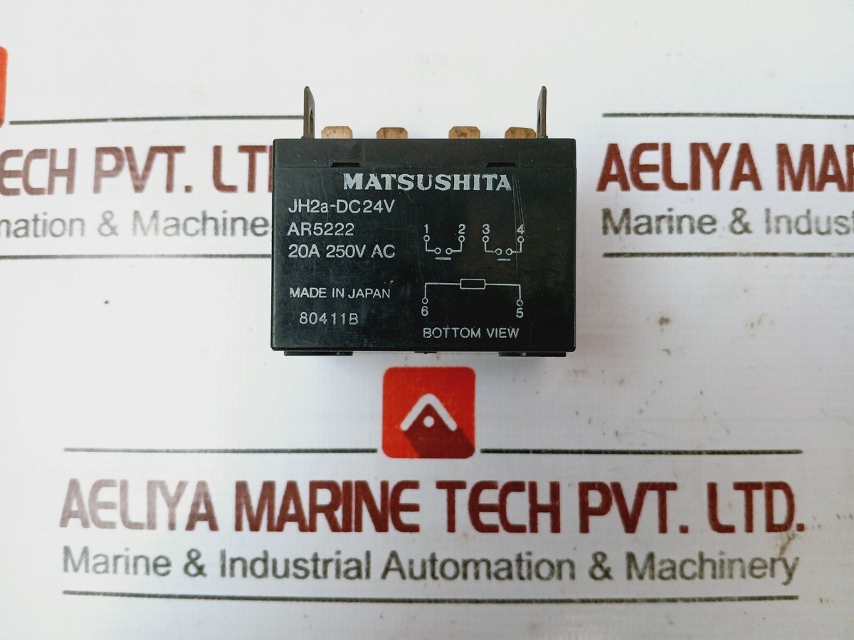 Matsushita JH2A-DC24V Electric Power Relay 24V DC 20A 250V AC | eBay