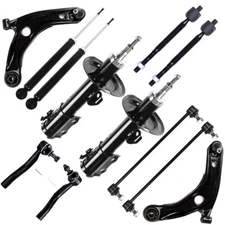 Front Rear Shocks Control Arms Tie Rod Sway Bars For 2007-2012 Toyota Yaris