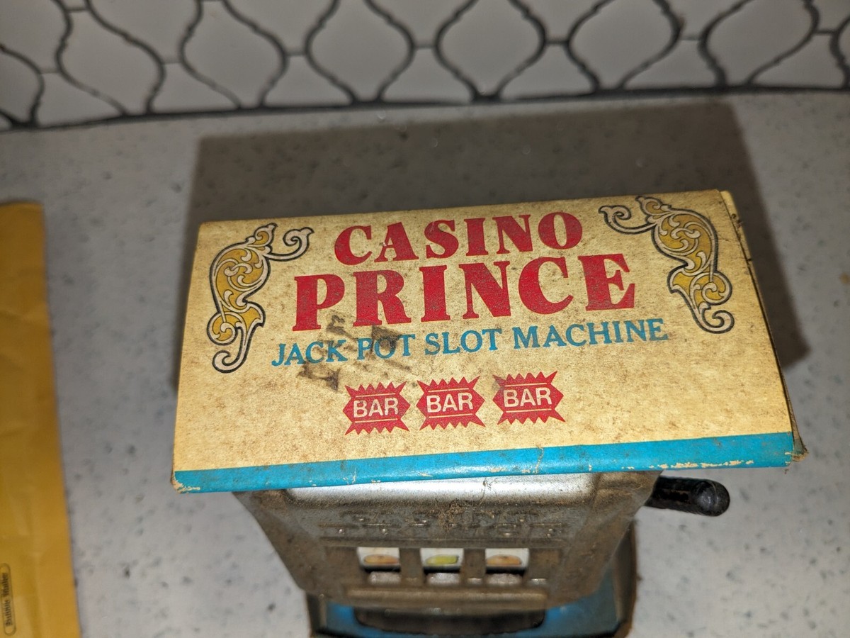Casino Prince Vintage Slot Fruit Machine By Waco Money Bank Not