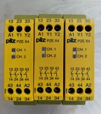 PILZ 774585 Safety Relay PZE X4 24 VDC 4 N.O. Contacts - Tested👍💯