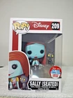 Funko Pop Sally Seated #209 NYCC Exclusive Disney Vinyl Figure w Protector Box