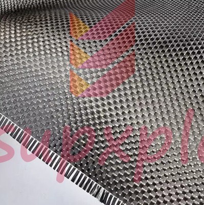 3K 200gsm Real Carbon Fiber Cloth Fabric High strength For Filling W:39'' L:390''