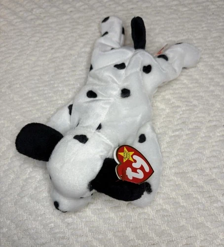 Vintage 1996 TY Beanie Babies Collection - Dotty the Dalmatian Dog w/ Tags