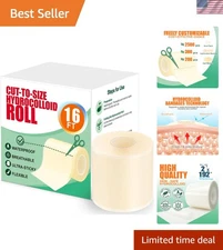 Hydrocolloid Roll for Wound Care – 2 in × 16 ft | Cut-to-Size Bandages, Patch...