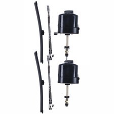 2 Pcs 12v Universal Windshield Wiper Motor Kit For Chevy Ford Mopar Gm Jeep Boat