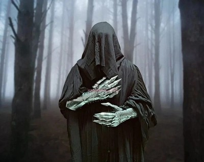 Nazgul Full Costume, Black Rider Gowns, Ring Wraith Cloak Witch King Costume
