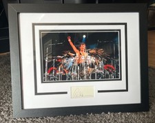 Alex Van Halen Autographed Signed 11x14 Framed Photo DISPLAY RARE ACOA MATTED
