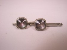 SINGLES 2 5/16" MOP Squares Vintage Formal Tuxedo Prom Groom Shirt Stud c2011