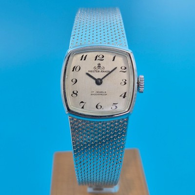 Sportliche Swatch Irony Aluminium   Klassische Herren Uhr in Silber & Blau