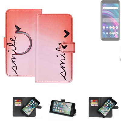 360° Schutzhülle für BLU Studio X5 Max Wallet Case Design smile