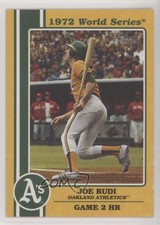 2021 Topps Heritage High Number 1972 World Series Highlights Joe Rudi 0z4v