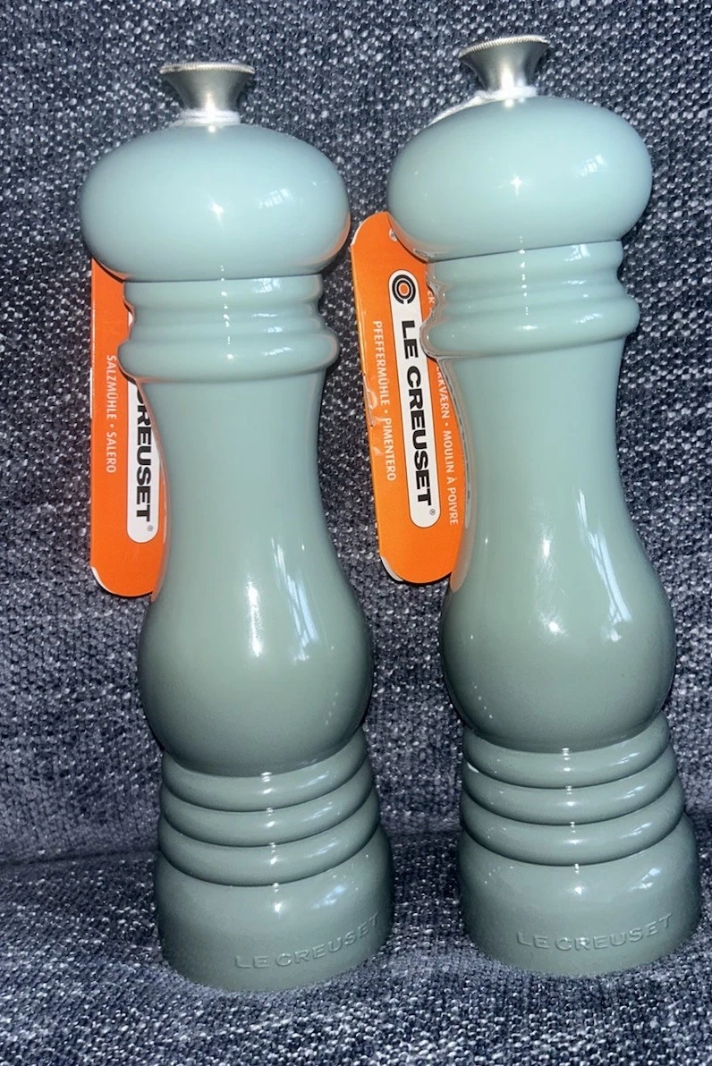 Le Creuset Salt & Pepper Mill Colour Ombré Colour Sea Salt Blue Grey Duck Egg