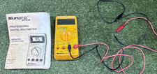 Tested Sunpro Actron Digital Multimeter Tach Dwell Volts Amp Testing Tool Cp7678