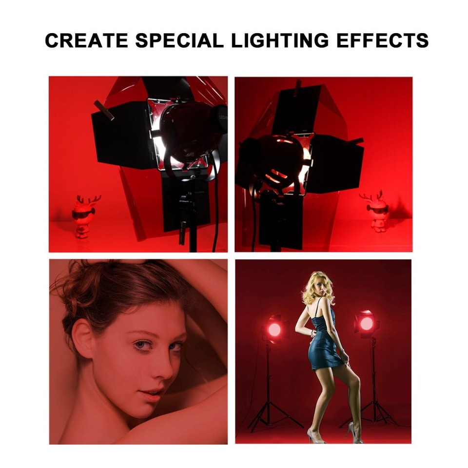 3PCS Flash Color for Camera Flash Speedlight Flash LED Light Gel Filter ...