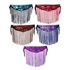 Belly Dance Hip Schal glänzende Mode -Tanzkleidung für Festival Theatre