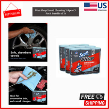 Scott Blue Shop Towel Cleaning Wipes 3-Pack , Bundle of 9 Rolls