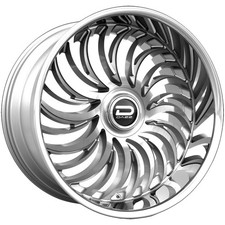 24 Dazz D103 Heat 24x9 5x4.75 0mm Silver Brushed Chromed Stainless Steel Lip Ri 24 Dazz D103 Heat 24x9 5x4.75 0mm Silver Brushed Chromed Stainless Steel Lip Ri