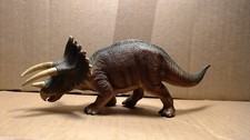 2007 Safari Brand Triceratops Dinosaur Plastic 7" Long China