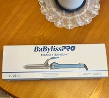 BaBylissPRO Nano Titanium 1" Spring Curling Iron #BNT100S